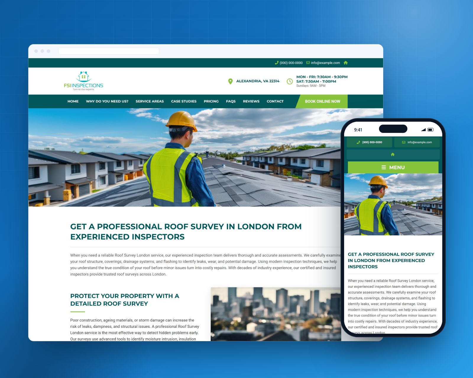 FSI Inspections: screens of the project